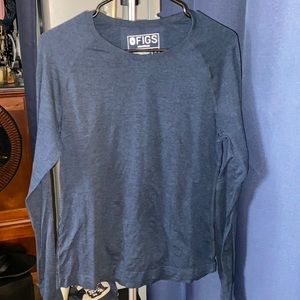 Figs navy long sleeve